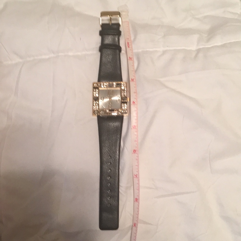 🔥Black strap square dressy face watch NWOT